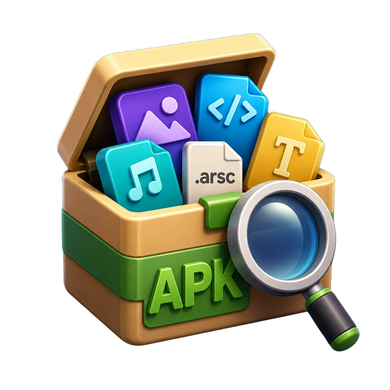 Android resource inspector illustration